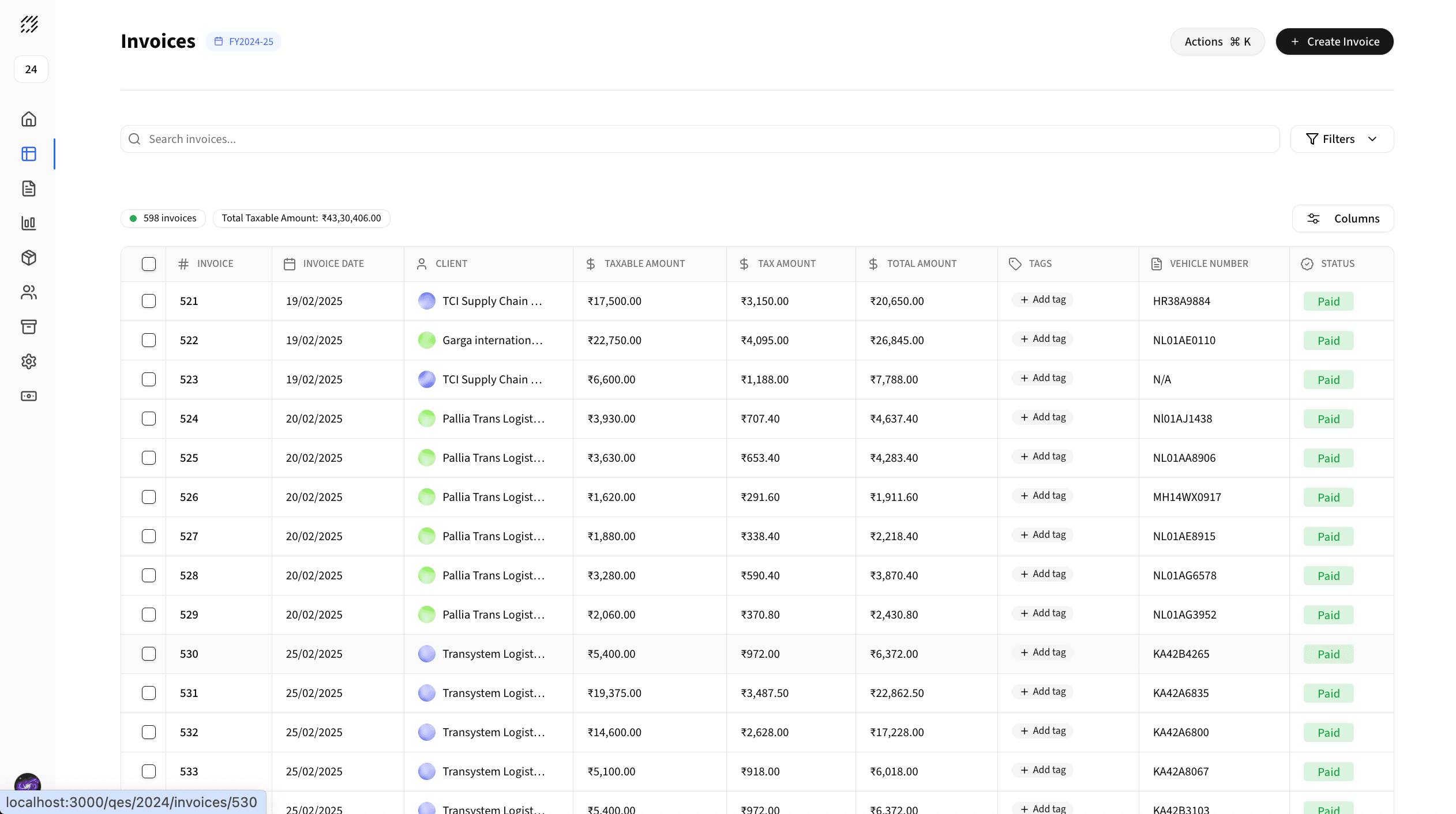 Effortless Invoice Management