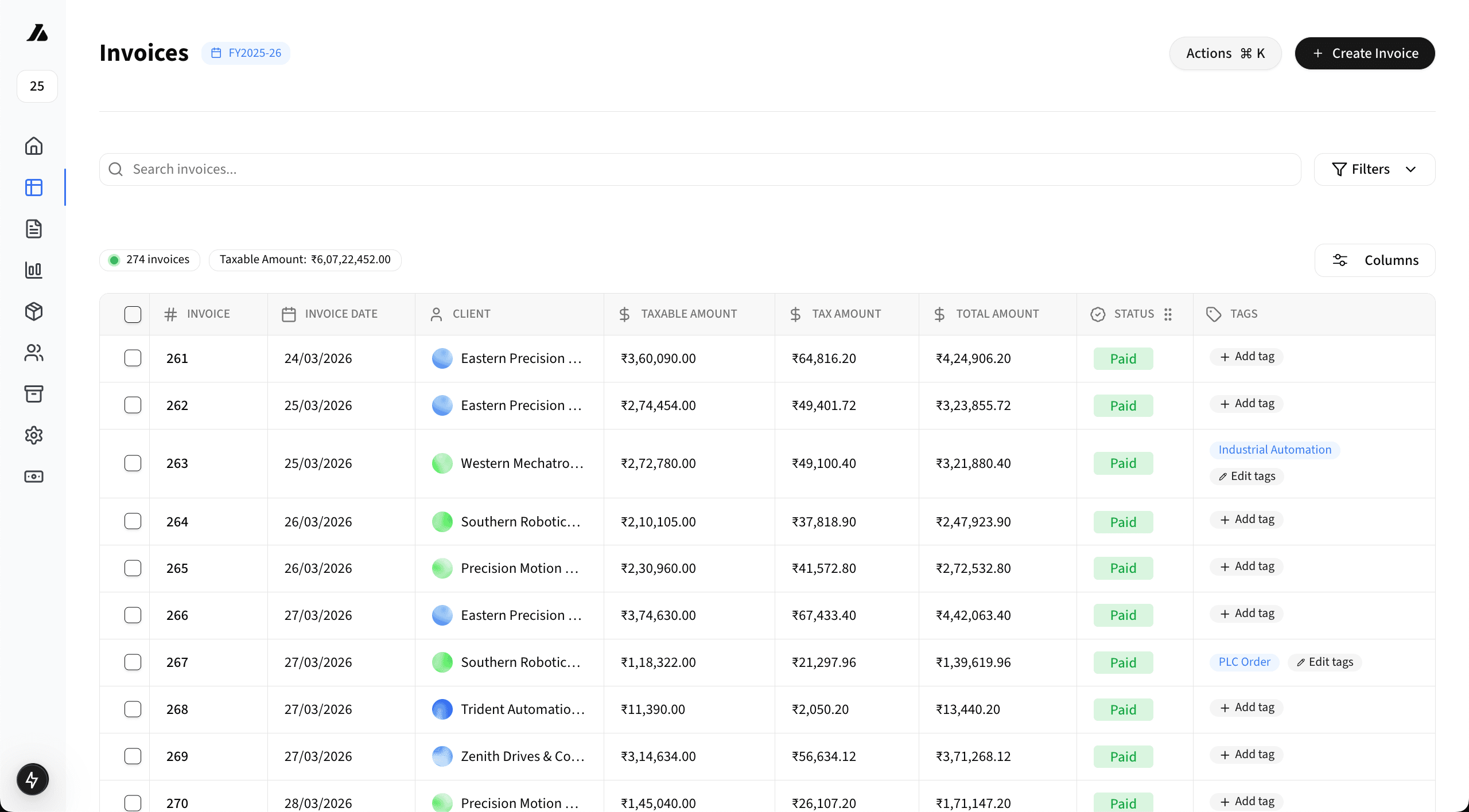 Effortless Invoice Management